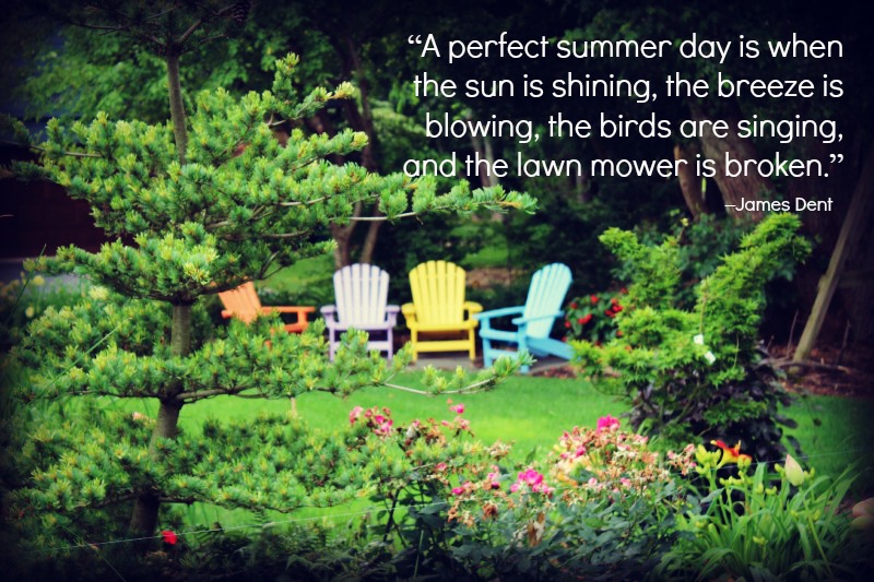 summer garden quotes
