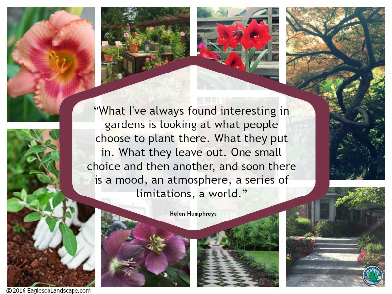 Flowering Wisdom | Gardening Quotes from Eagleson Landscape Co. | landscaping Geist