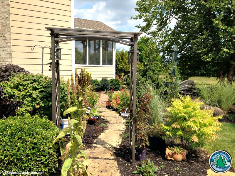 Slowly Growing Outdoor Living Space | gate into the garden