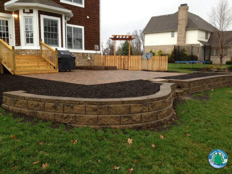 Image of an example of Put a Patio In a Sloped Backyard 